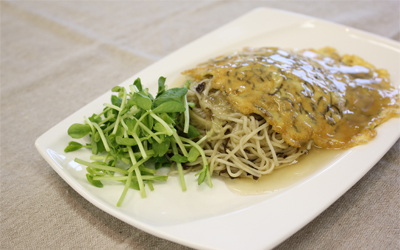 もずく麺もずたまあんかけ