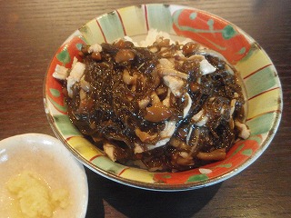 糸満もずく商品情報 - もずくとなめこのとろりんスープ丼（2人分）