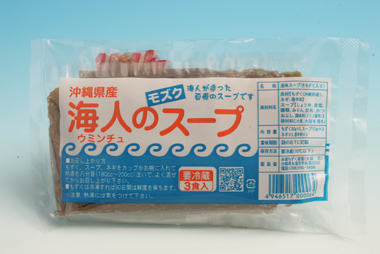 糸満もずく商品情報 - 海人のモズクスープ（3食入）